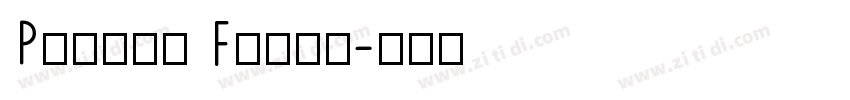 Poster Fonts字体转换